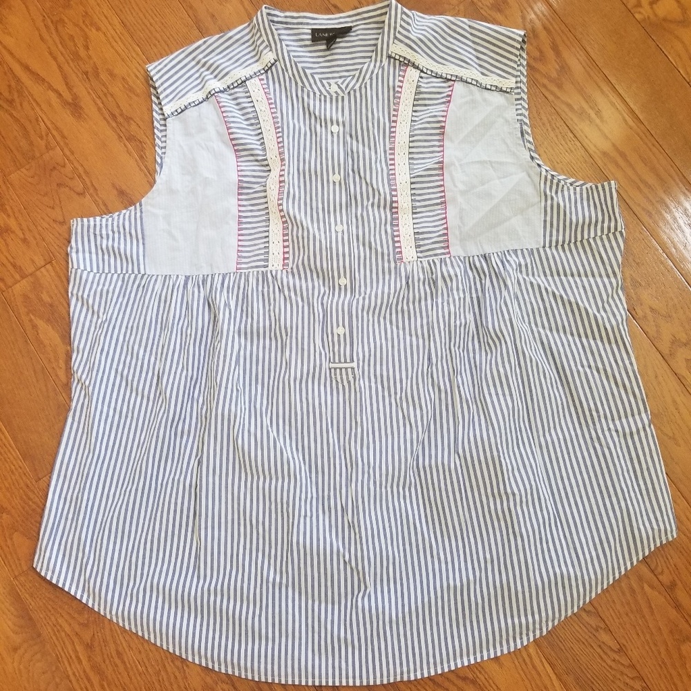 Lane Bryant Sleeveless Tunic Top Size 26